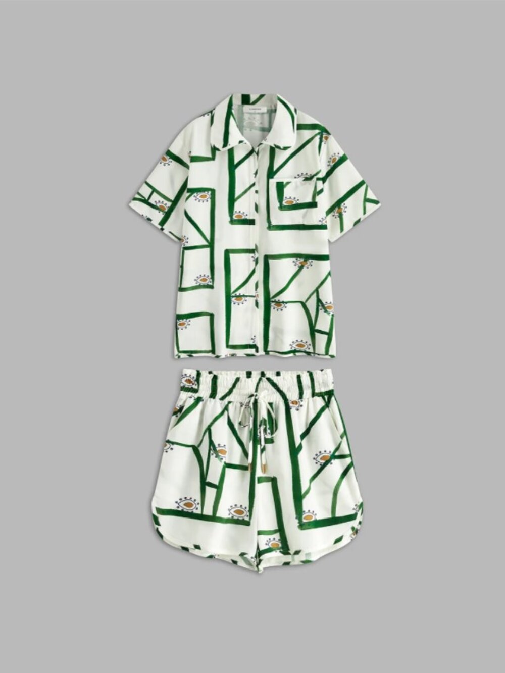 Commense 2pc Print Drawstring Shorts Set - Small - Picture 5 of 9